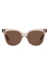 Mohala Eyewear Mahina 56mm Low Bridge Wide Width Polarized Cat Eye Sunglasses