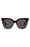 Mohala Eyewear Mahina 56mm Low Bridge Wide Width Polarized Cat Eye Sunglasses