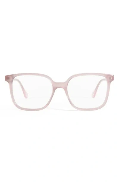 Mohala Eyewear Nani 50mm Medium Nose Bridge Narrow Width Square Optical Glasses In Pink
