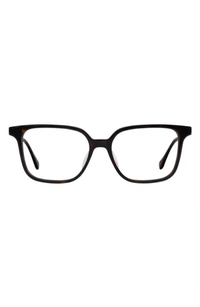 Mohala Eyewear Palakika 54mm Low Bridge Square Optical Glasses In Black
