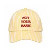 Mohala Grey Men's Not Your Basic Cap - Yellow In Yellow