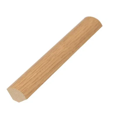 Mohawk 0.63" X 0.75" X 94.5" Oak Quarter Round In White In Brown