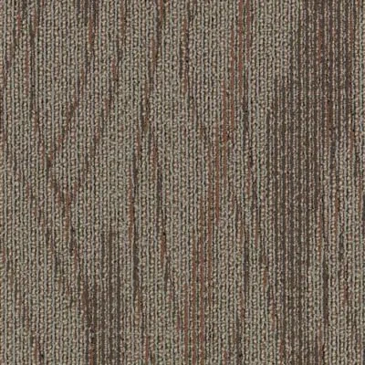 Mohawk Advance Basel 24" X 24" Nylon Fiber Carpet Tiles (96 Sqft Per Carton-24 Tiles) In Gray,brown