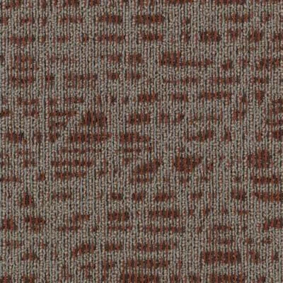 Mohawk Advance Belgrade 24" X 24" Nylon Fiber Carpet Tiles (96 Sqft Per Carton-24 Tiles) In Rust,gray