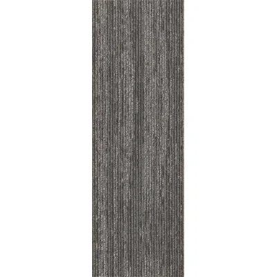 Mohawk Elite Brunswick 12" X 36" Nylon Fiber Carpet Tiles (54 Sqft Per Carton-12 Tiles) In Grey
