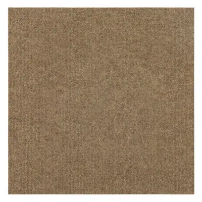 Mohawk Home 18" X 18" Indoor/outdoor, Peel And Stick Carpet Tile, Polyester, (pack Of 10) (22.5 Sqft/box) In Taupe