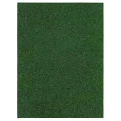 Mohawk Home Dilour Low Pile Stain/fade Resistant Indoor/outdoor Solid Needle Punch Green Area Rug