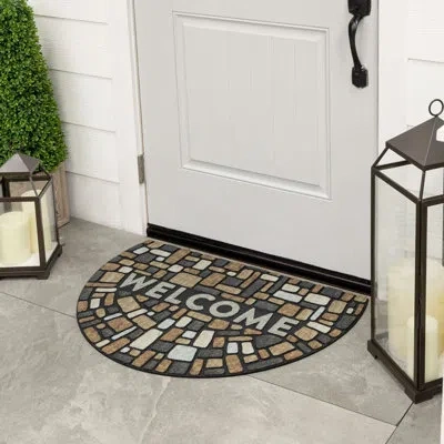 Mohawk Home Drifted Nature Rocks Novelty Weather Resistant Door Mat In Multi;multi
