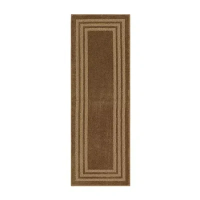 Mohawk Home Everstrand Othello 20"x60" Washable Indoor Rectangular Runner In Sand