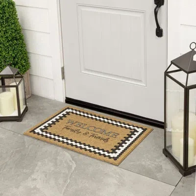 Mohawk Home Family Farmhouse Multicolor Weather Resistant Non-slip Outdoor Door Mat In Multi;multi