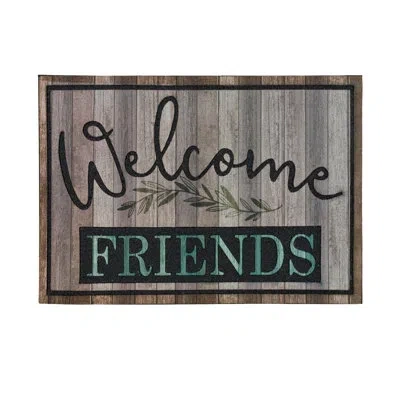 Mohawk Home Farmhouse Friends Multicolor Weather Resistant Non-slip Outdoor Door Mat