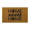 Mohawk Home Faux Coir Home Sweet Home 18"x30" Doormat In Black