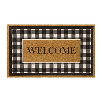 Mohawk Home Faux Coir Welcome 18"x30" Outdoor Doormat In Brown