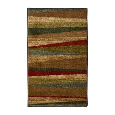 Mohawk Home Mayan Sunset Contemporary Washable Indoor Rectangular Accent Rug In Sand