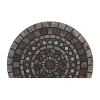 Mohawk Home Mosaic Mythos Stone Polyester 23"x35" Wedge Doormat In Gray