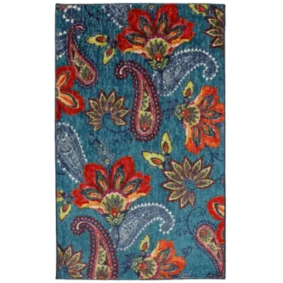 Mohawk Home New Wave Whinston Paisley Printed Indoor Rectangular Accent Rug In Multi