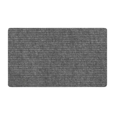 Mohawk Home Ribbed Utility Indoor Outdoor Rectangular Doormat In Gray
