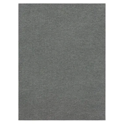 Mohawk Home Spectrum Crosshatch Needle Punch Solid Fog Gray Color Rug In Fog Grey;fog Gray