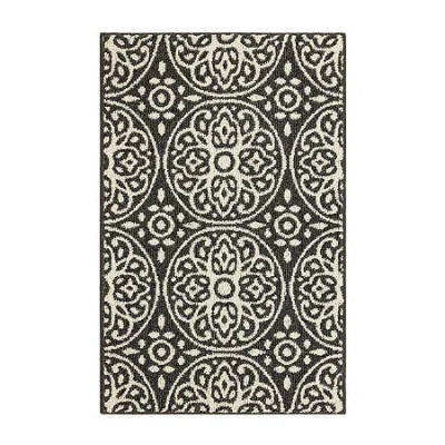 Mohawk Home Token Rectangular Indoor Rugs In Black