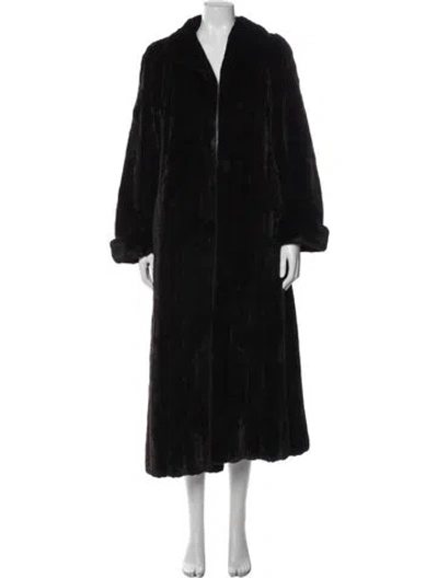 Pre-owned Mohl New York Mink Fur Coat In Brown