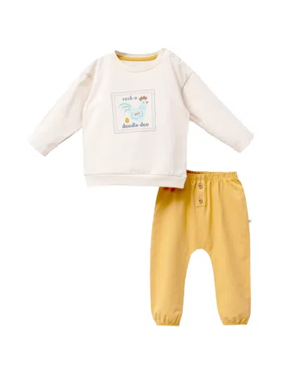 Moi Noi Babies' Graphic-print Track Trousers In Multi