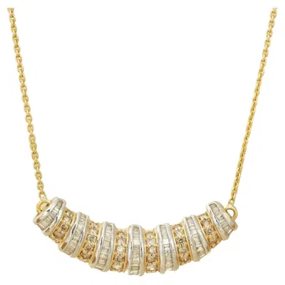Pre-owned Moi Paris Pendant Necklace In Multi