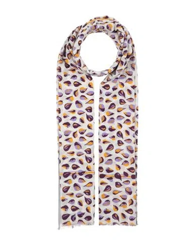 Mois Mont Woman Scarf Ivory Size - Cotton In Multi