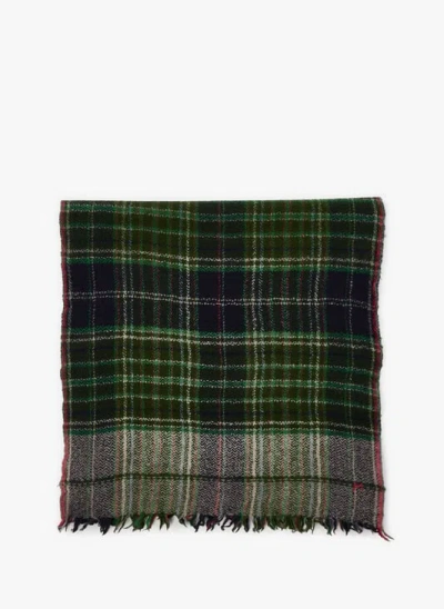 Moismont Echarpe À Carreaux En Laine In Multi