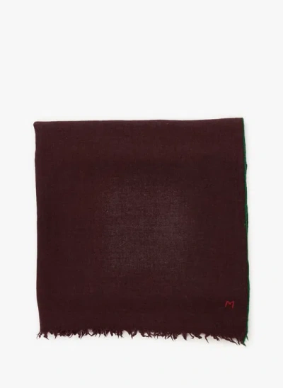 Moismont Echarpe Unie En Laine Et Cachemire Mélangés In Brown