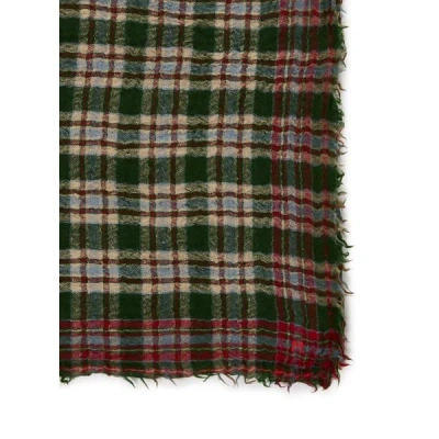 Moismont Foulard À Carreaux En Laine In Multi