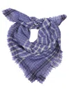 Moismont Wool Scarf In Blue