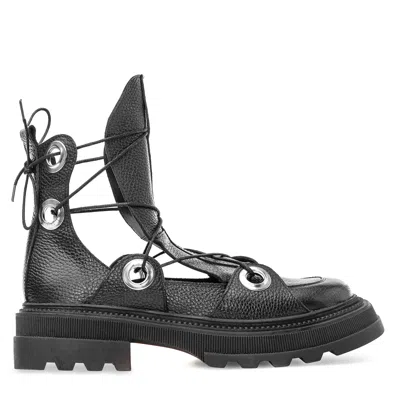 Moja Women's Black Lara Natural Leather Boots