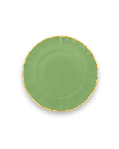 Mojjere Fine Porcelain Charger Plate - Mint Green Color Design