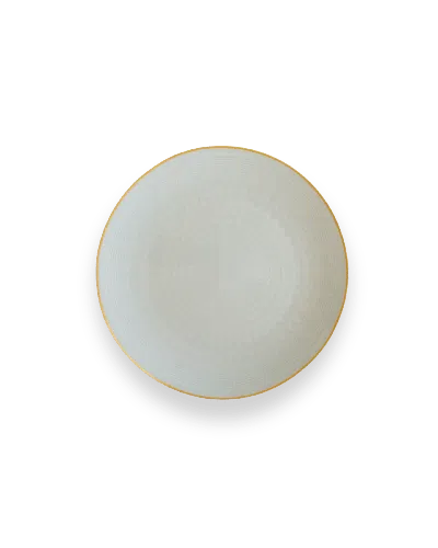 Mojjere Fine Porcelain Dinner Plate - Luminous White Colour| The Essentials