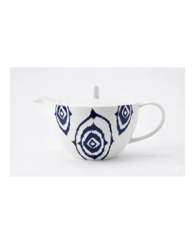 Mojjere Fine Porcelain - Tea Pot - White & Blue Design