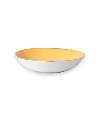 Mojjere Orange Fine Porcelain Soup Plate - Papaya Color Design