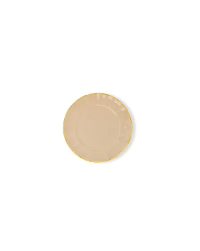 Mojjere Pink Fine Porcelain Dessert Plate - Mocha Color Design