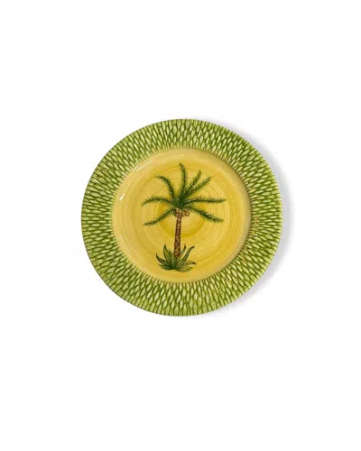 Mojjere Yellow Earthenware Dessert Plate  - Passion Fruit Color Design