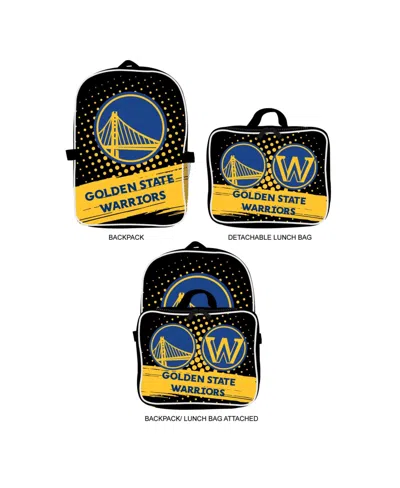 Mojo 2-piece Golden State Warriors Backpack Lunch Box Set In Black