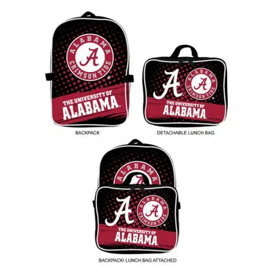 Mojo Alabama Crimson Tide Backpack & Lunch Box 2-piece Set In Black