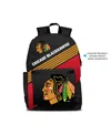Mojo Chicago Blackhawks Ultimate Fan Backpack In Black