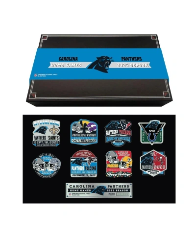 Mojo Licensing Kids' Carolina Panthers 2023 Game Day Pin Collector Set In Black