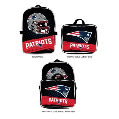 Mojo New England Patriots Backpack & Lunch Box 2-piece Set In Black