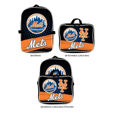 Mojo New York Mets Backpack & Lunch Box 2-piece Set In Black