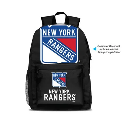 Mojo New York Rangers  Large Logo Fan Backpack In Black