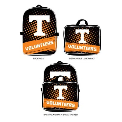Mojo Tennessee Volunteers Backpack & Lunch Box 2-piece Set In Black