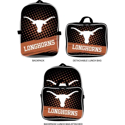 Mojo Texas Longhorns Backpack & Lunch Box 2-piece Set In Black