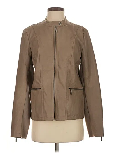 Pre-owned Mo-ka Jacket In Brown
