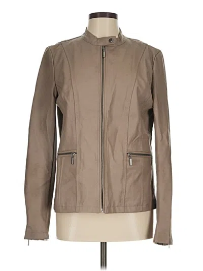 Pre-owned Mo-ka Jacket In Tan