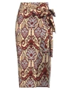 Moki-b Woman Midi Skirt Beige Size 2 Viscose In Beige